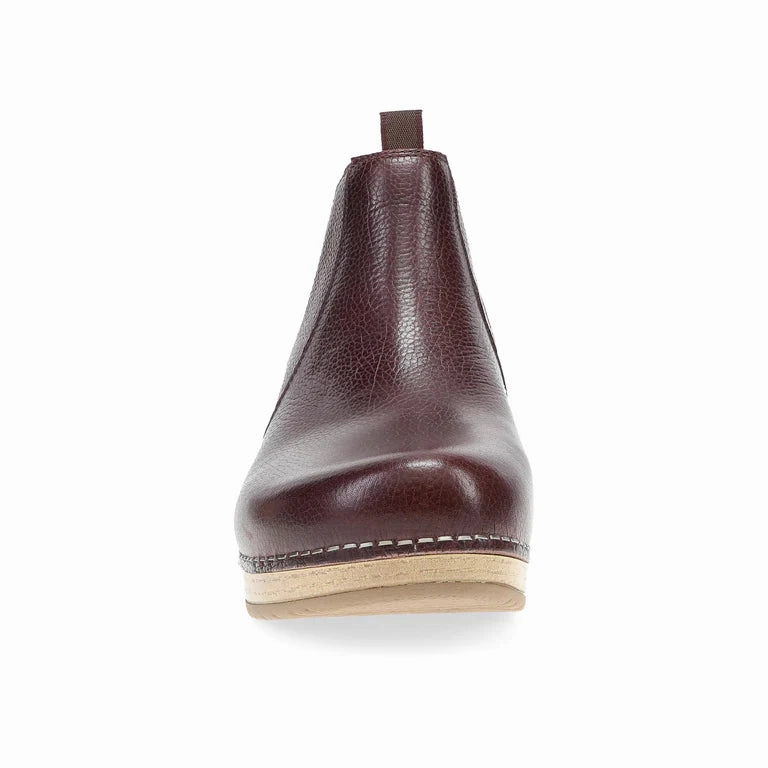 Dansko Women's Becka Pull Up Bootie - Cordovan AntiOdor