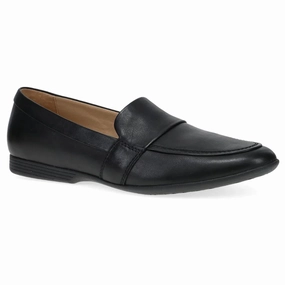 Heel Stabilizer Soft Sole Dansko Women's Linden Loafer Flat - Black