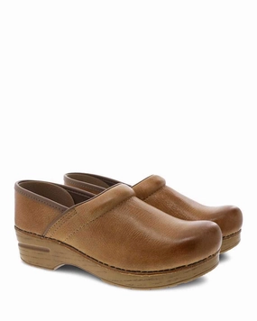 Flower Step Dansko Women's Medium Width Professional - Honey Distressed