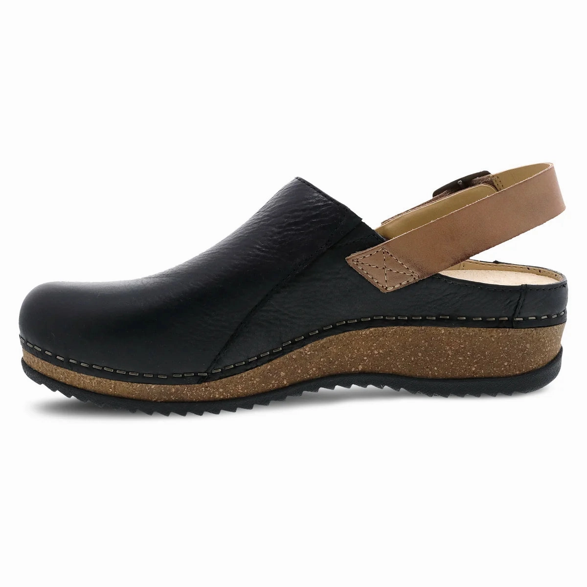 Moisture   Wicking Dansko Women's Merrin Waxy Milled Mule - Black