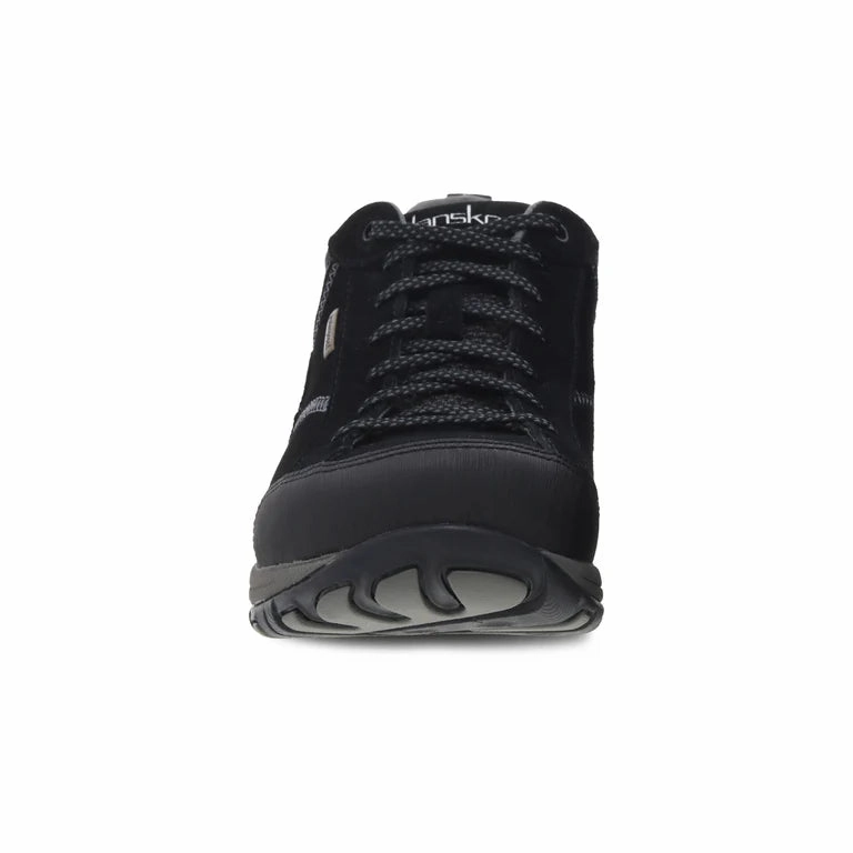 Dansko Women's Paisley Waterproof Sneaker (Wide) - Black Suede