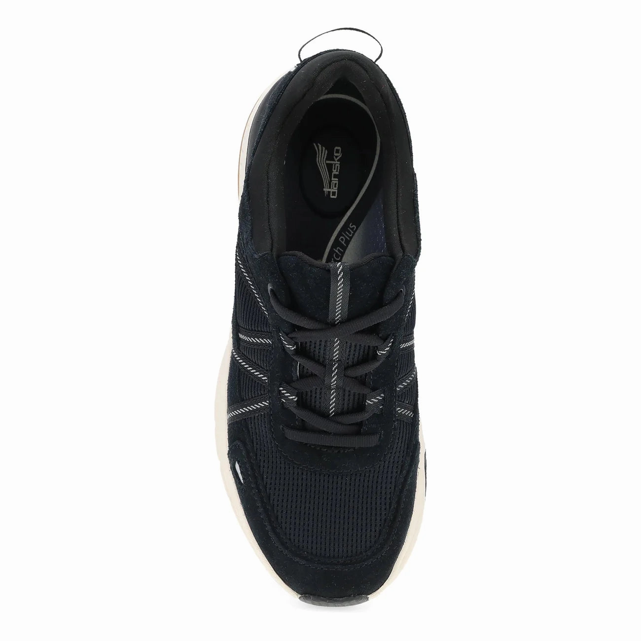 Dansko Women's Poppy Sneaker - Black Suede Leather