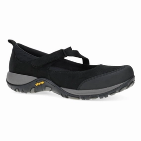 Dansko Women's Primrose Mary Jane Slip Resistant Waterproof - Black Waterproof Option Lined Inside