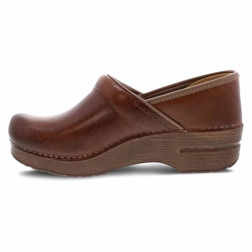 Field Trip Light Fit Dansko Women's Professional Full Grain Clog - Saddle