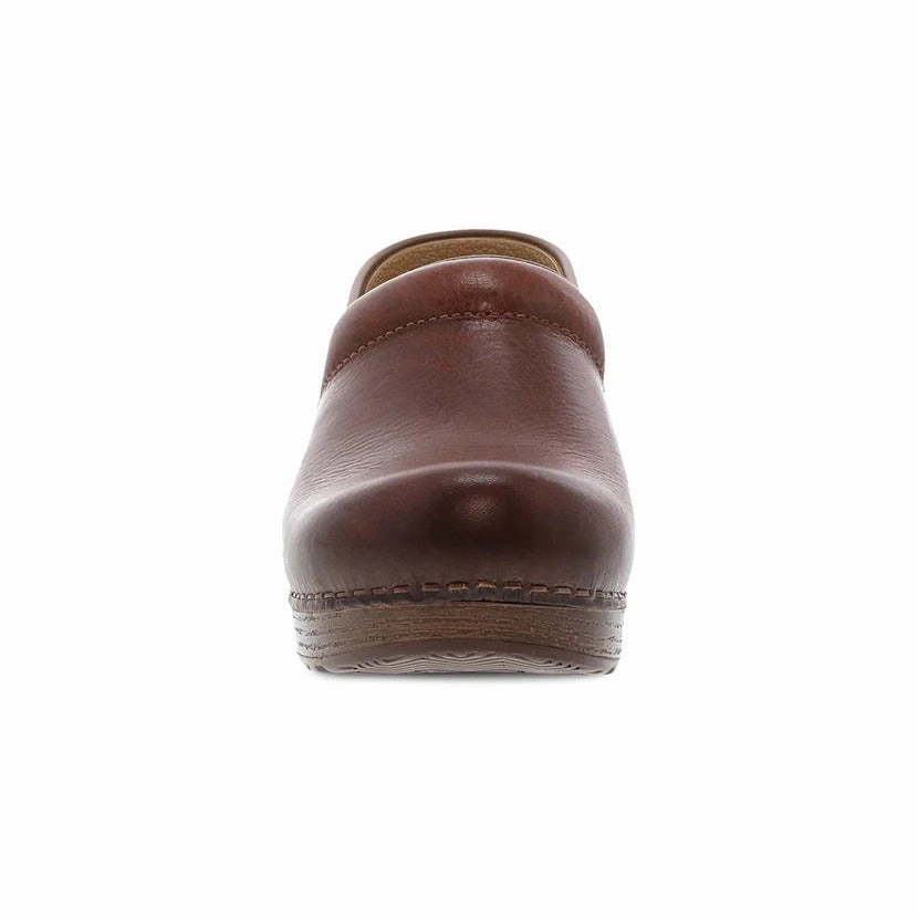 Fast Fit Sun Path Dansko Women's Professional Full Grain Clog - Saddle