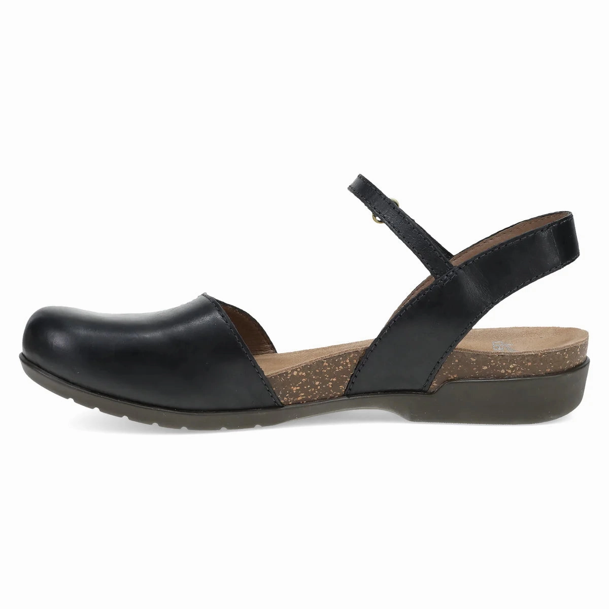 Breathable Shoes Dansko Women's Rowan Waxy Burnished Mary Jane - Black