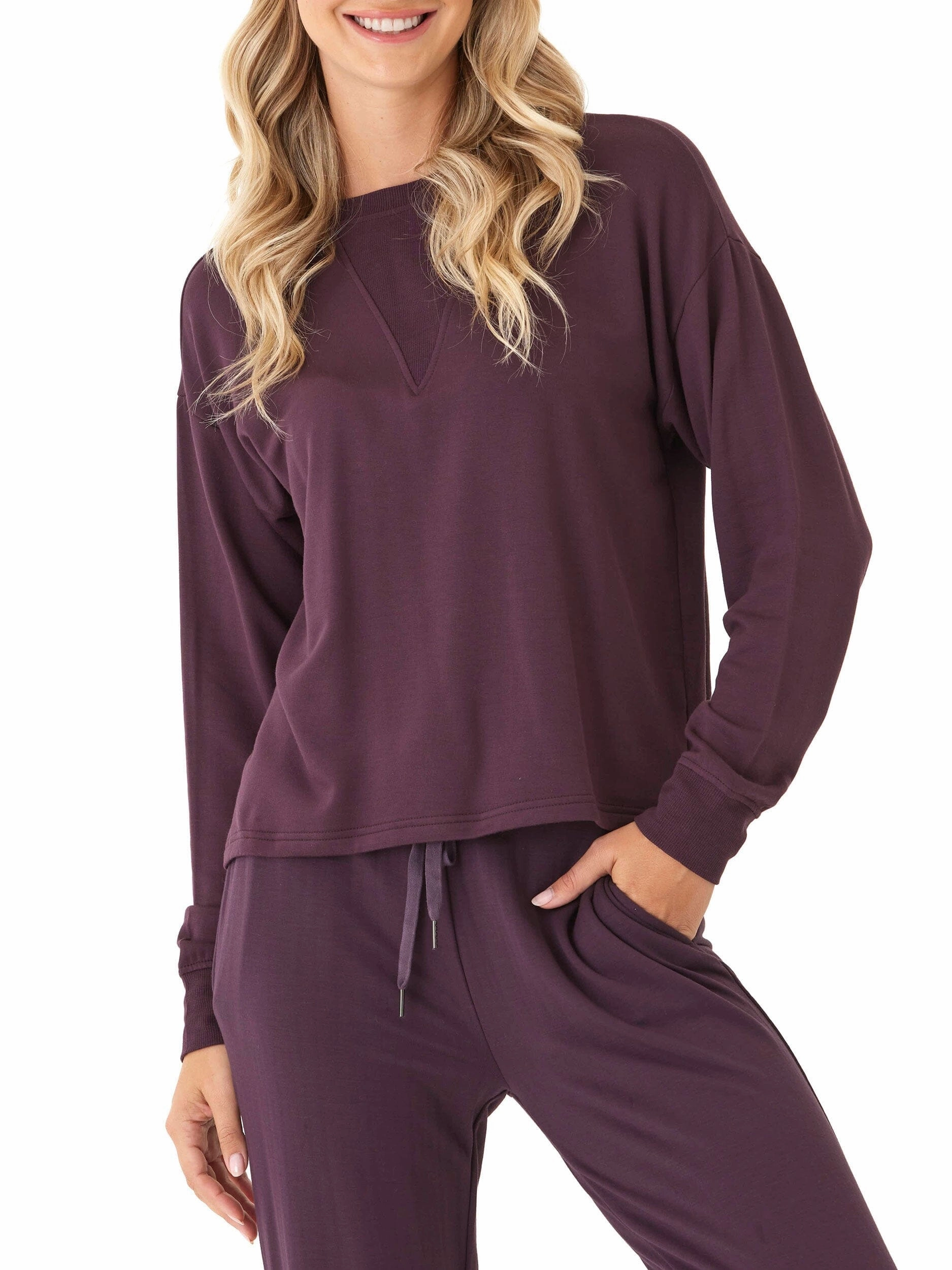 Darby Feather Fleece Panel Pullover Windproof Material Stretch Comfort Design