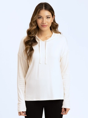 All Weather Piece Polished Casual Daveigh Rib Mix Hoodie