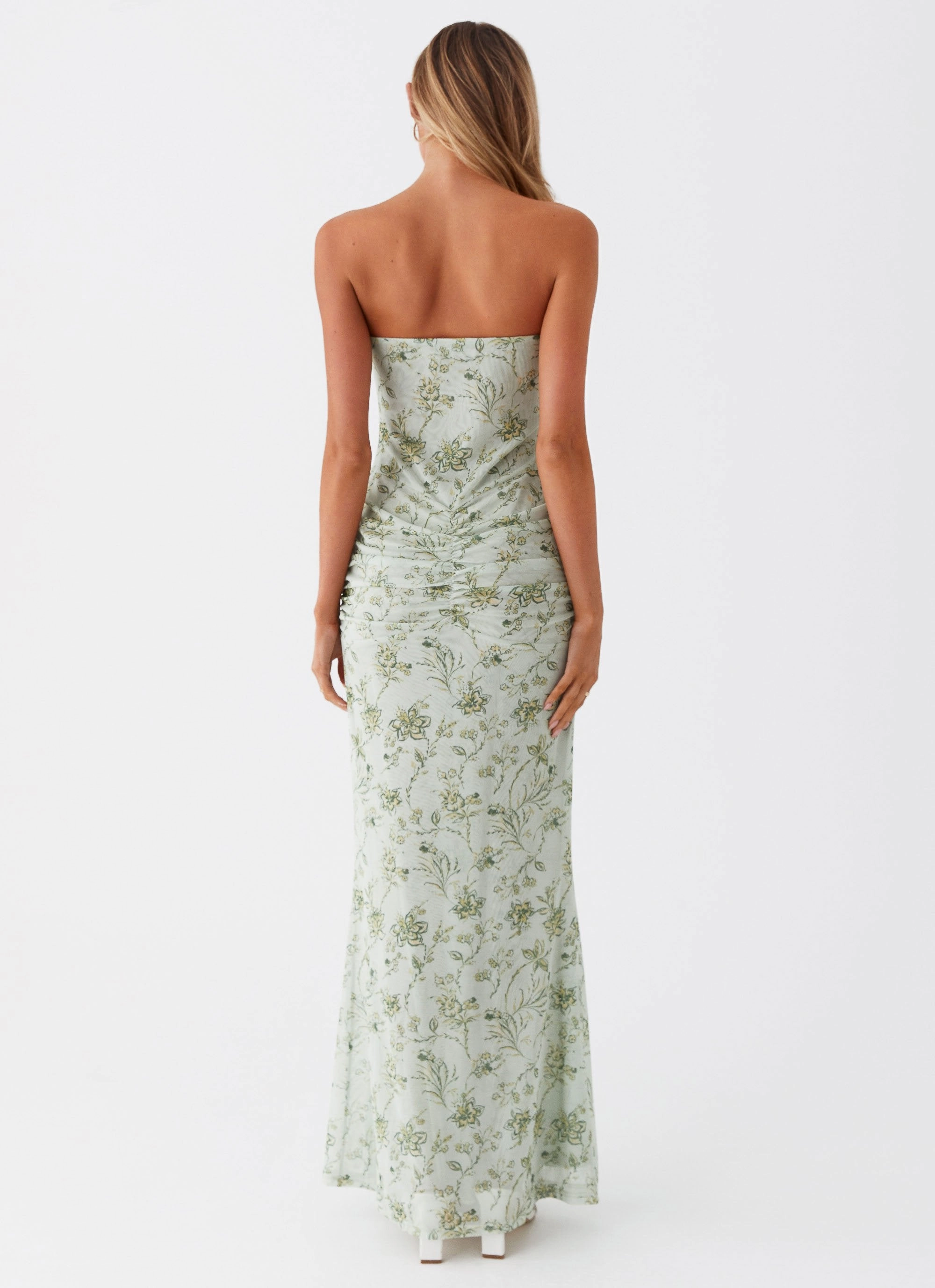 Dearest Maxi Dress - Sage Floral Occasion Wear