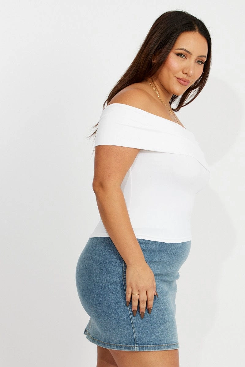 Denim Denim Split Mini Skirt Clean Style Minimal Vibes