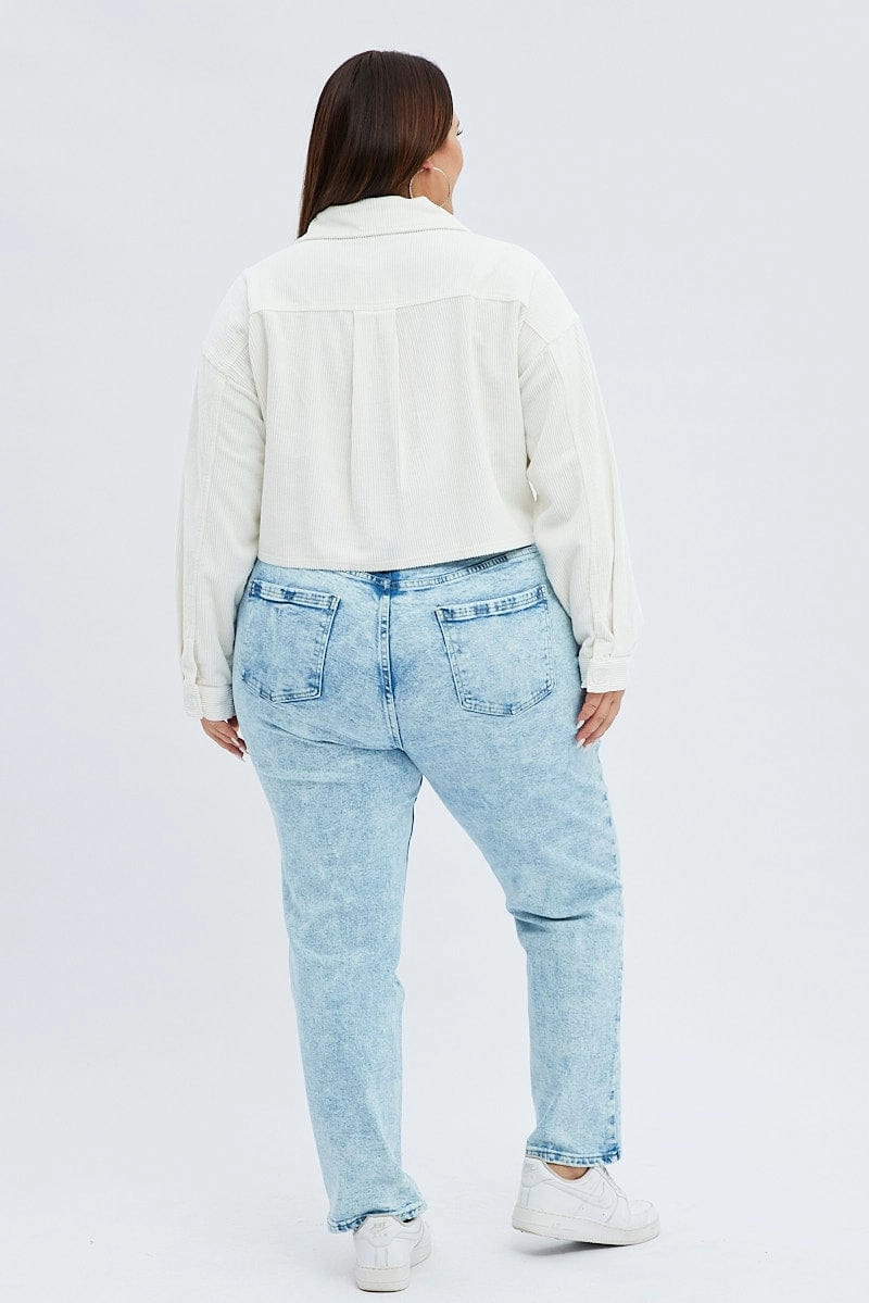 Smooth Creative Look Adult Fashion Denim Mom Denim Jeans High Rise