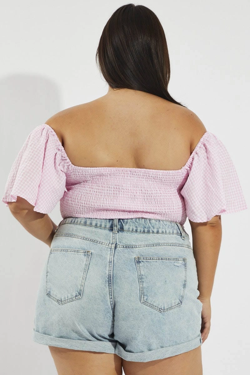 fitness enthusiasts Double Layered Hem Denim Relaxed Shorts Mid Rise