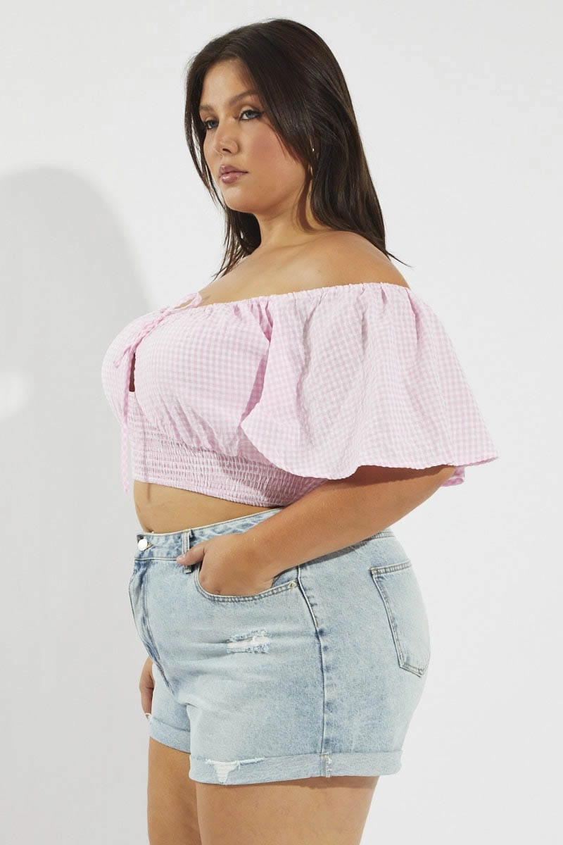 graduation season Denim Relaxed Shorts Mid Rise