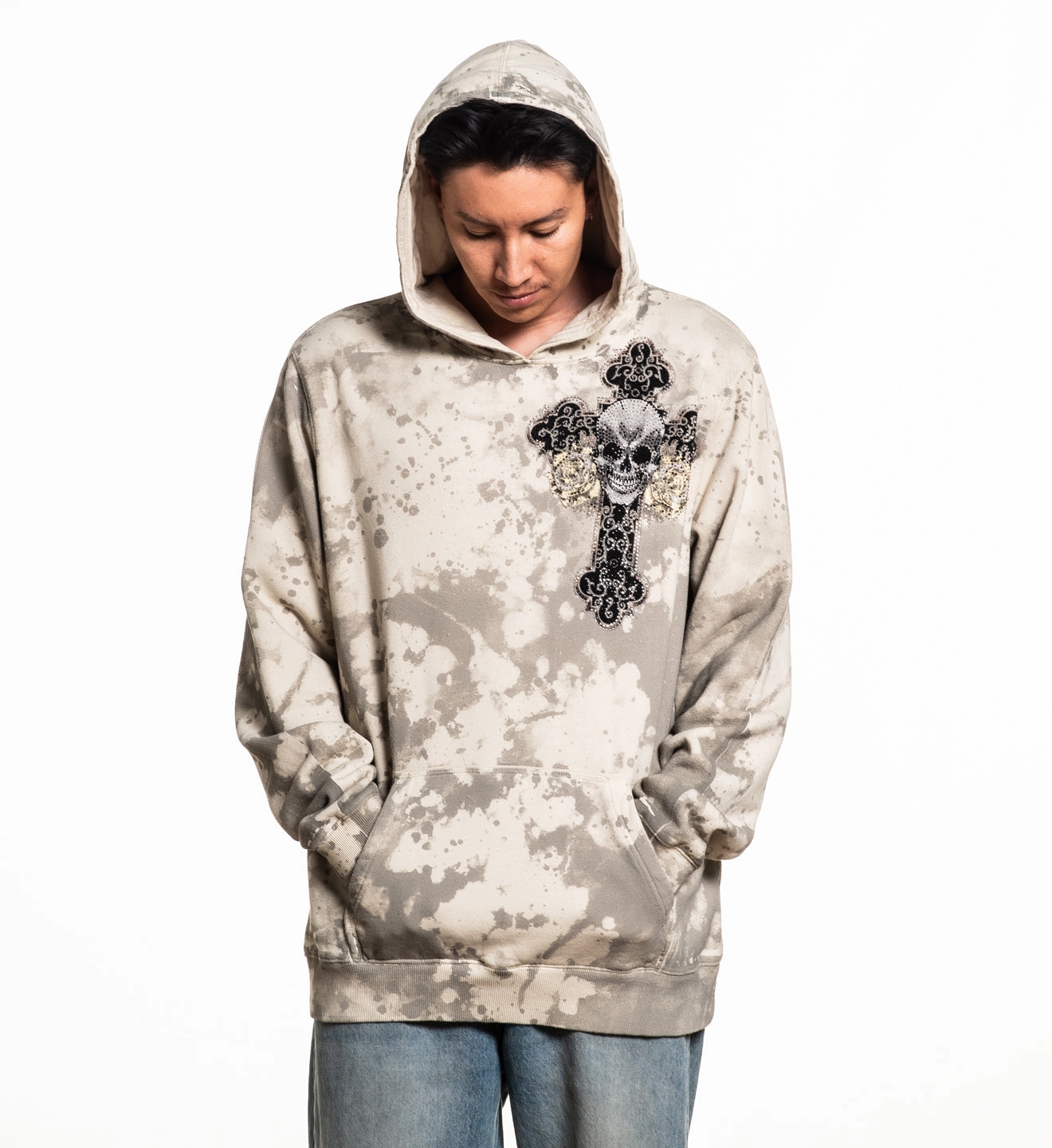 Yoke Back Design Cozy Waist Descending Fate PO Hood
