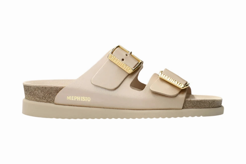 Mephisto Women's Hester Everyday Casual Sandals - Platinum Seamless lining Everywhere Fit