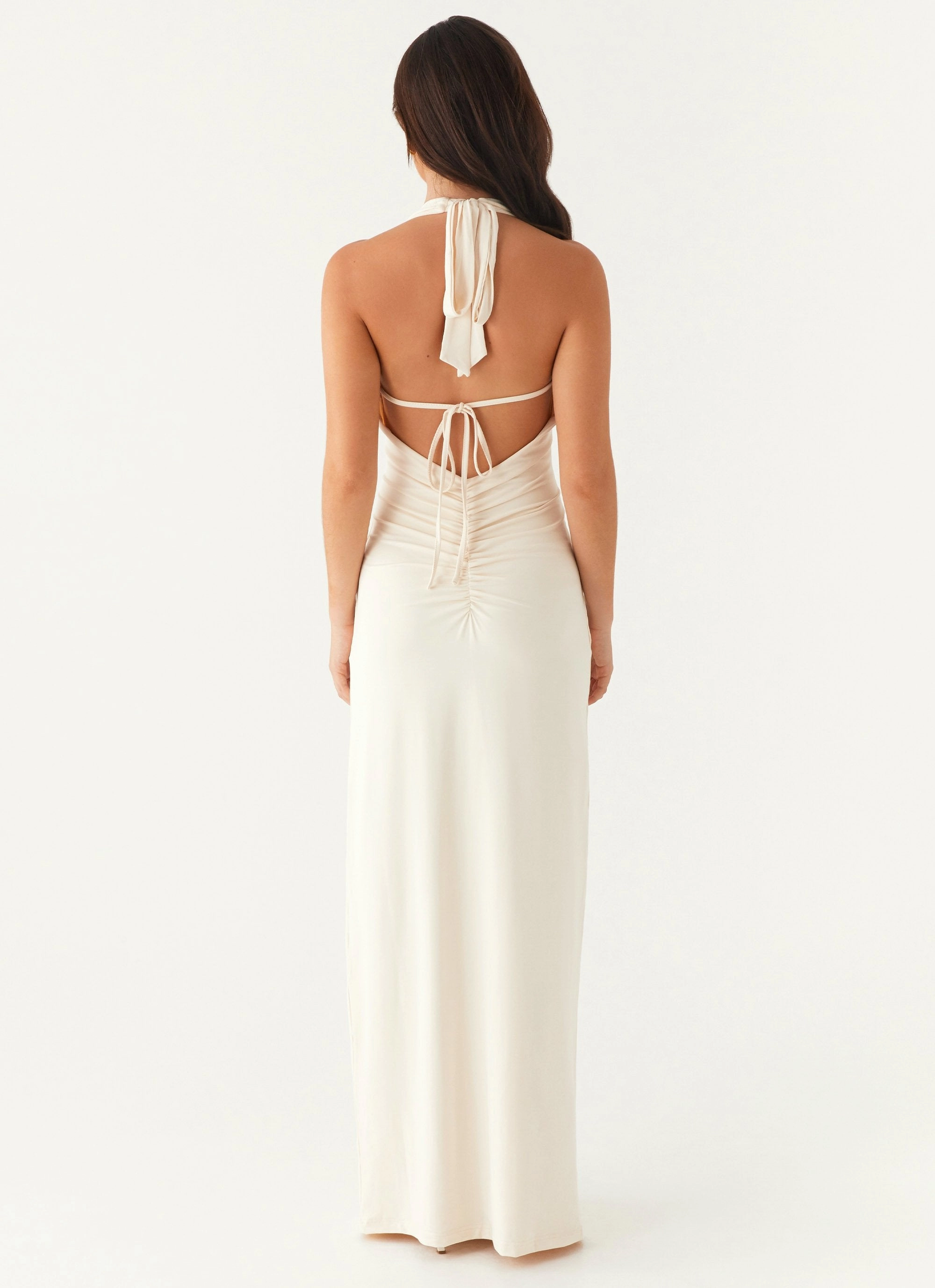 Dominica Maxi Dress - Ivory Tailored Mood