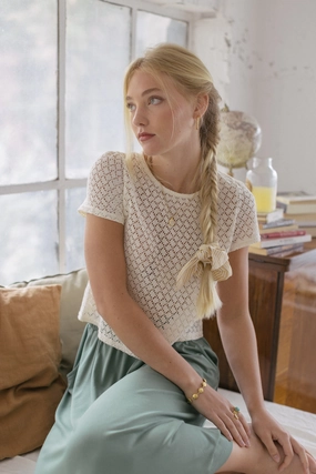 Top Ravela Lace Easy Care Material
