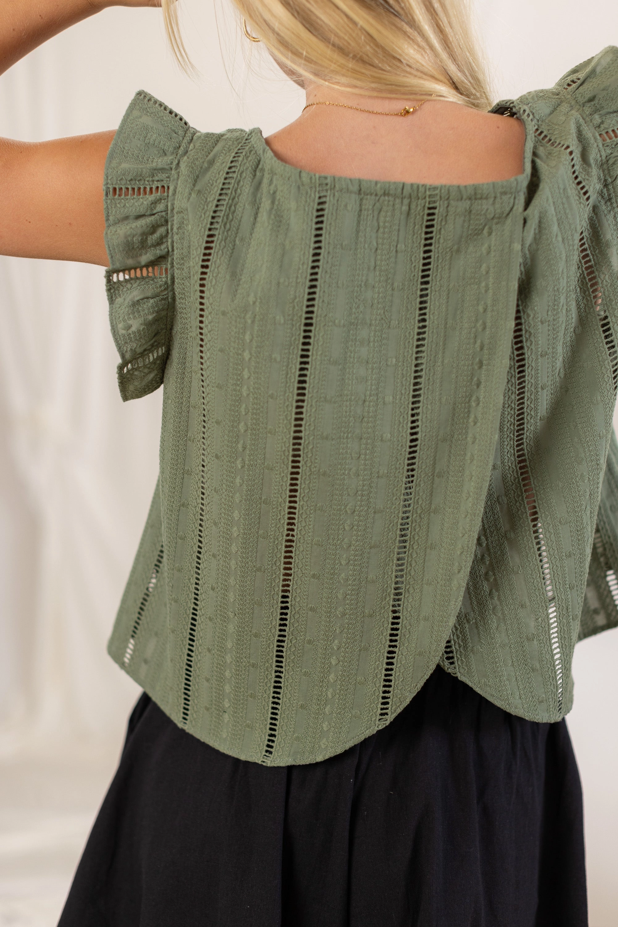 Top Vele Khaki BiodegradableFabric Soft Inner Lining