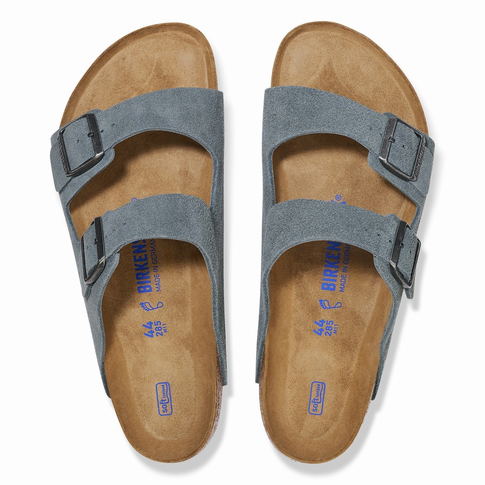 Birkenstock Men's Arizona Soft Footbed Sandal - Basalt Gray Torsion Stability