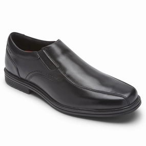 Open Concept Business Meeting Rockport Men's Taylor Waterproof & Slip Resistant Slip-on - Black