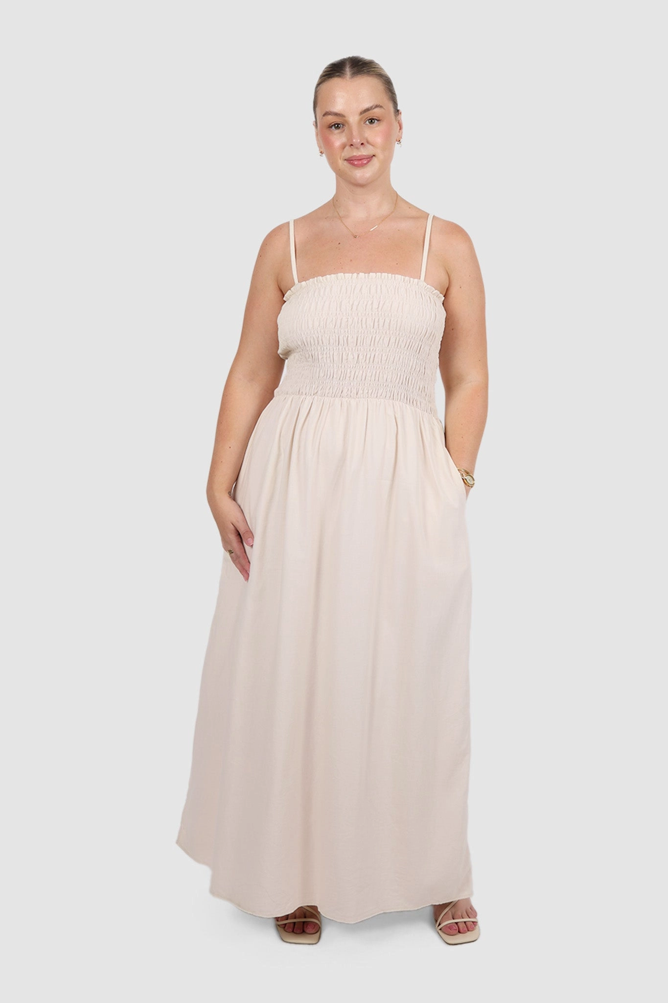 RILORA DRESS NEUTRAL Simple Shape
