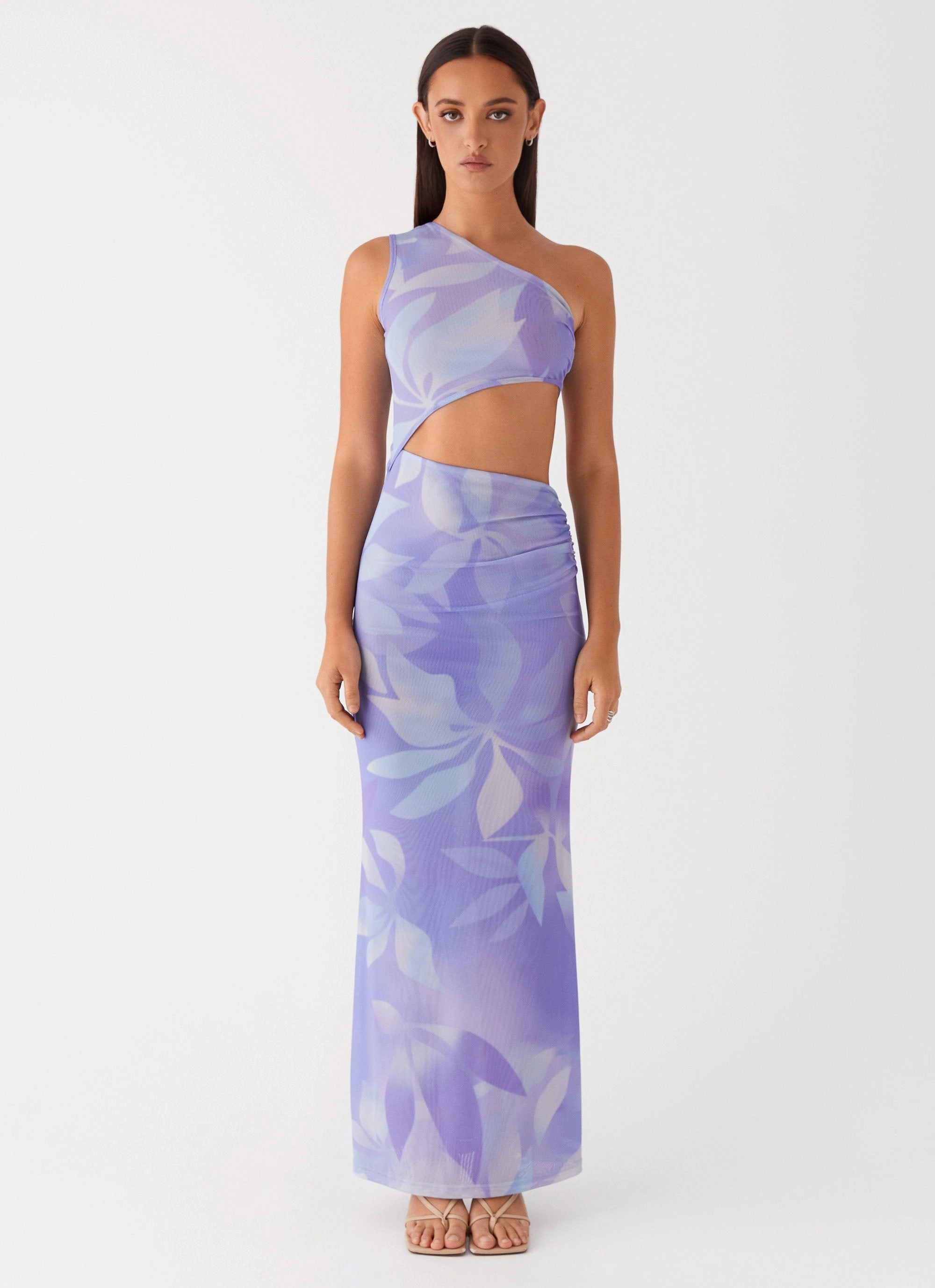 MoistureWickingTechnology Shadows In The Sun Mesh Maxi Dress - Purple Rain