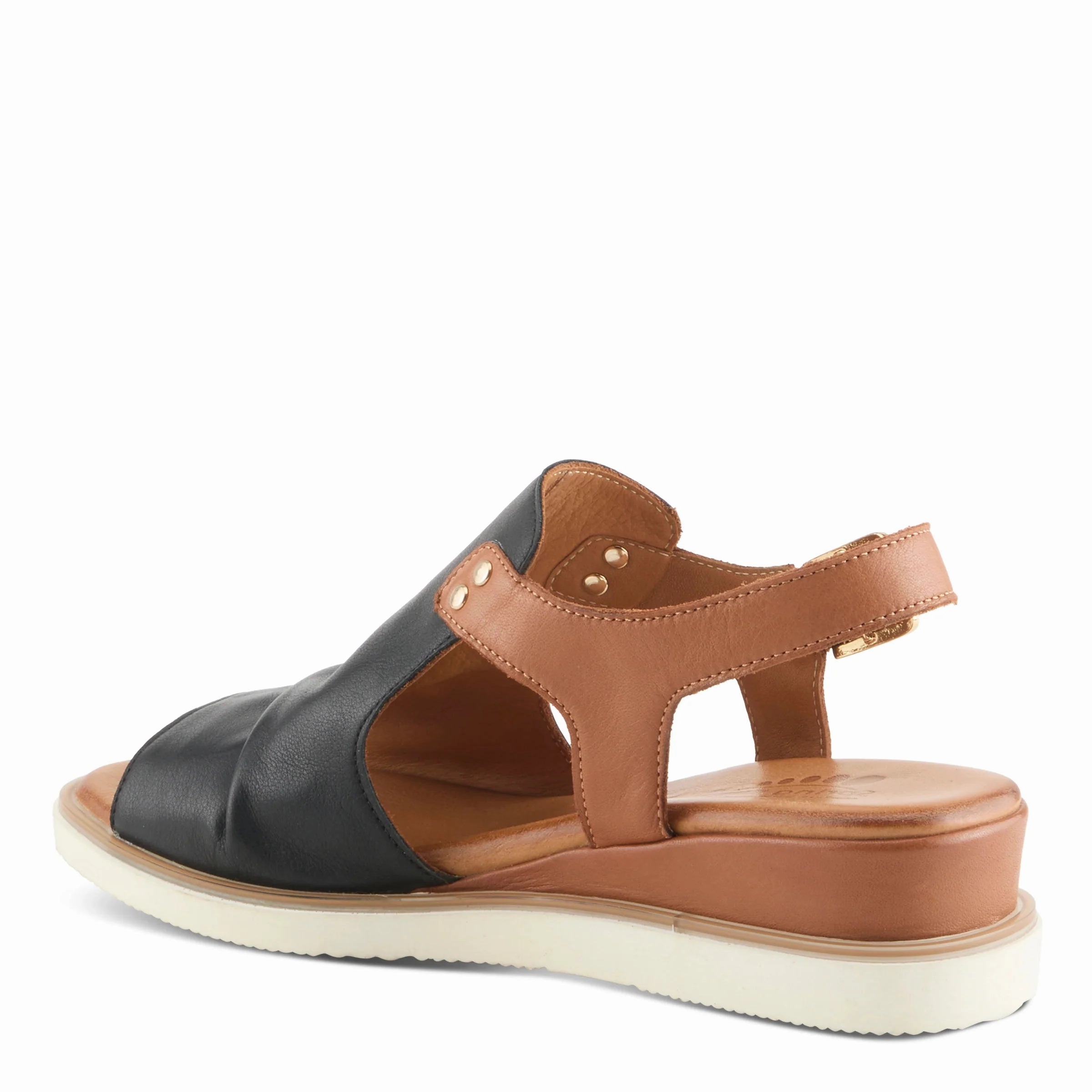 Daily Support Spring Step Women's Locals Wedge Sandals - Black/Multi