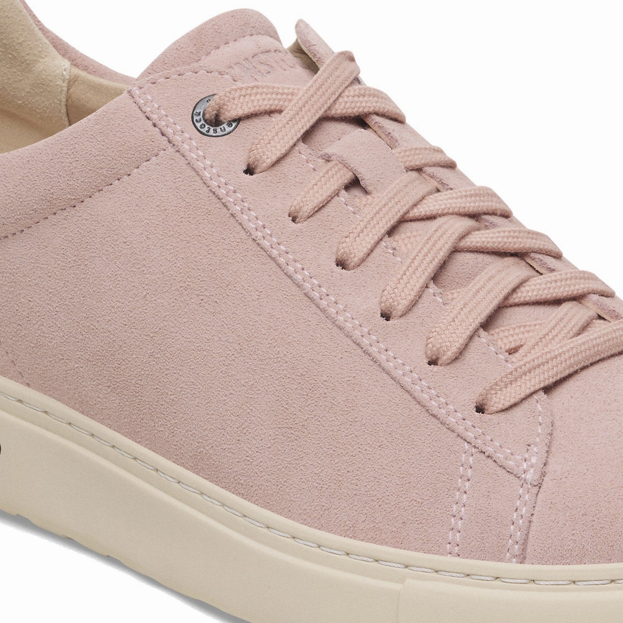 Recycled Synthetic Upper Birkenstock Women's Bend Lace Up Shoe - Suede Leather Light Rose