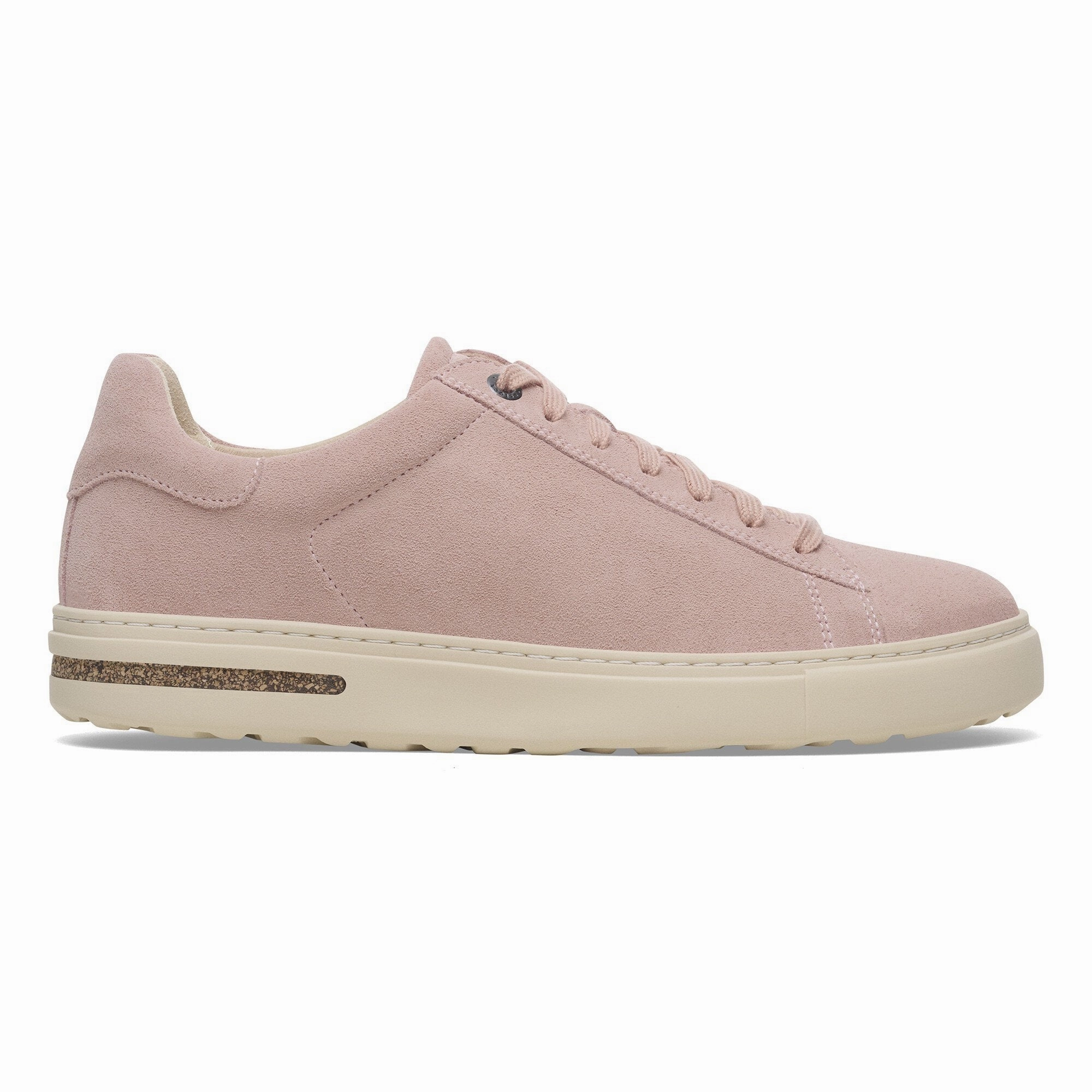 Indoor Friendly Birkenstock Women's Bend Lace Up Shoe - Suede Leather Light Rose