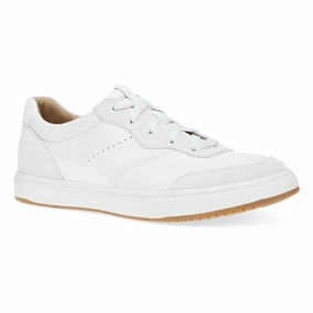 Harbor Hike Flat Heel Dansko Women's Josey Sneaker - White Nappa