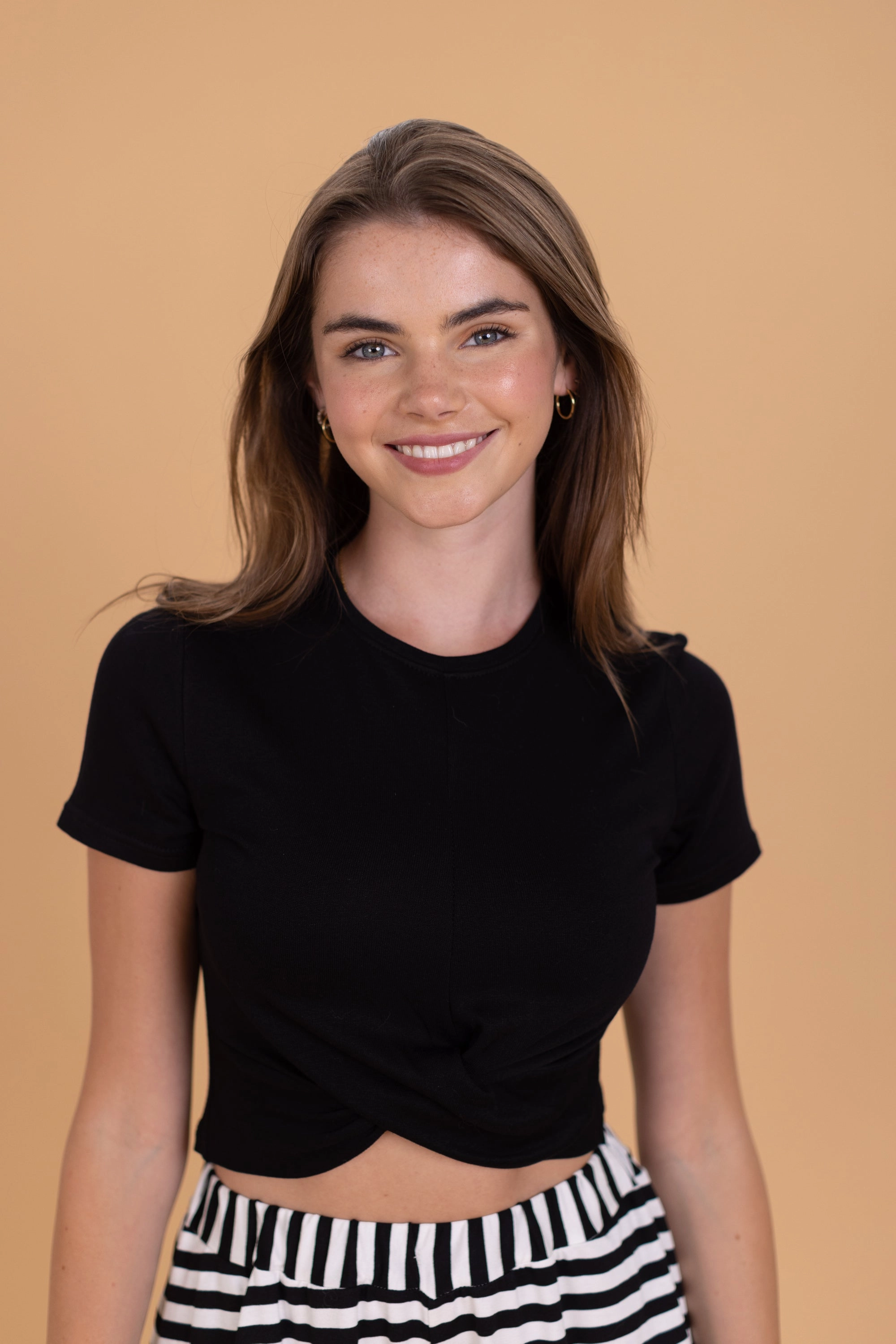 Stretchable Material Top Palmyra Black