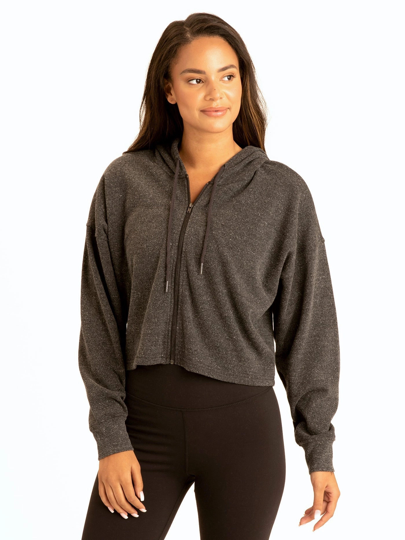 FlexibleFit Crisp Layer Venetia Crop Hoodie