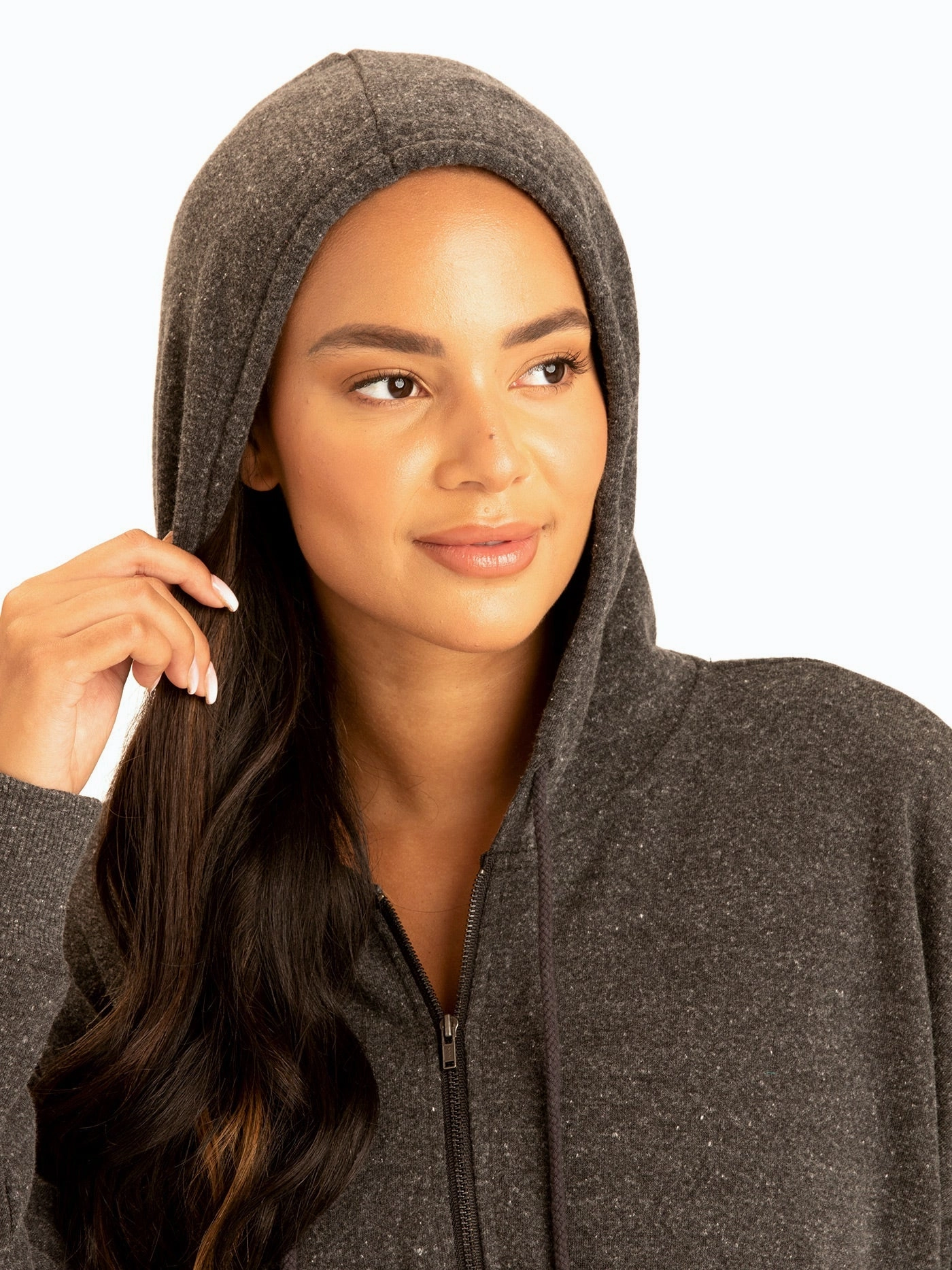 Venetia Crop Hoodie Fashion Trend SiliconeGrip