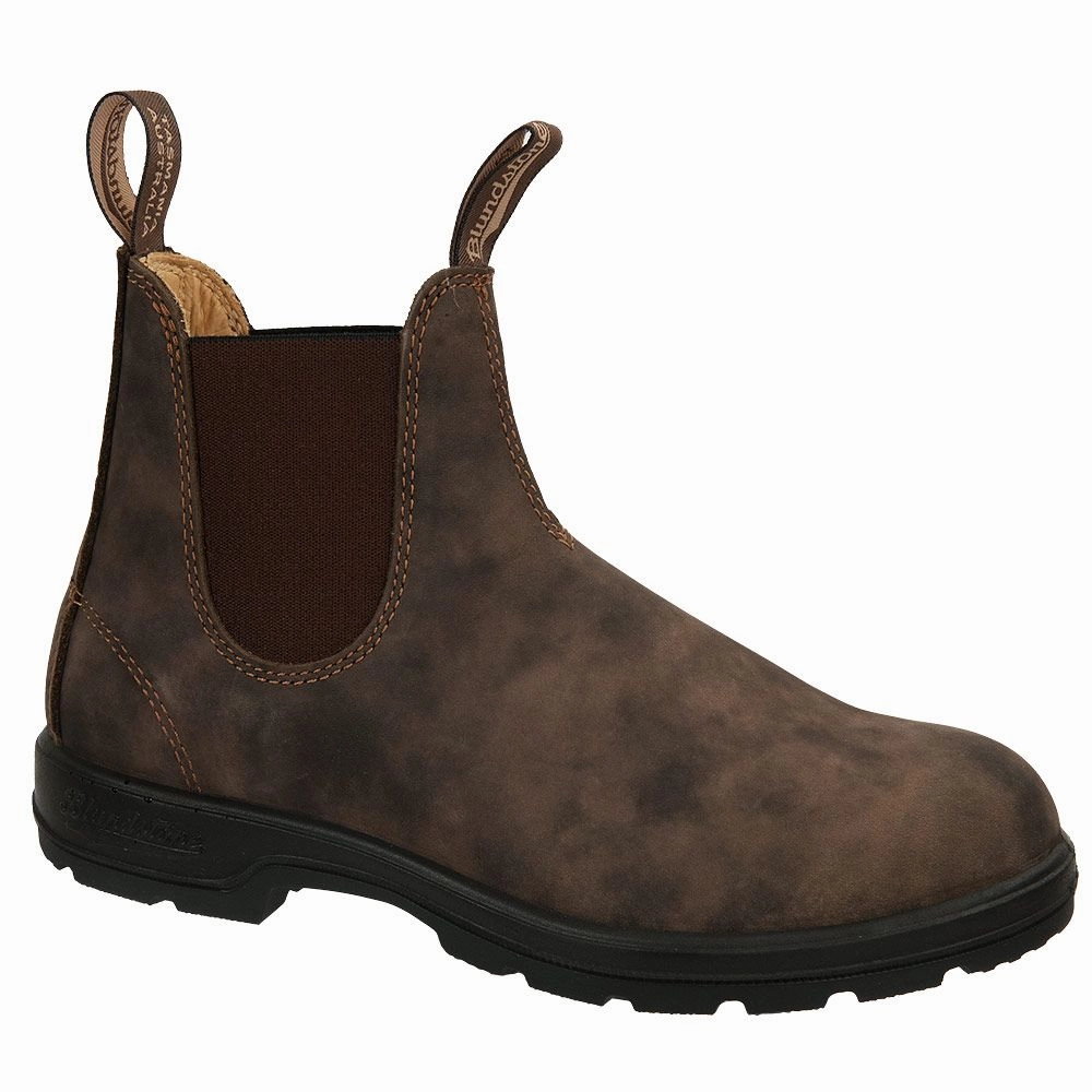 Elastic Hard Trail Blundstone Women's 585 Boots - Rustic Brown