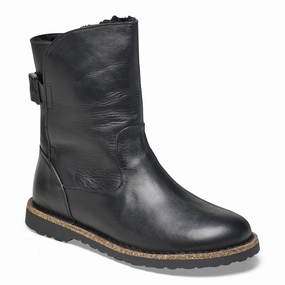 Birkenstock Women's Uppsala Shearling Boot - Black Supportive