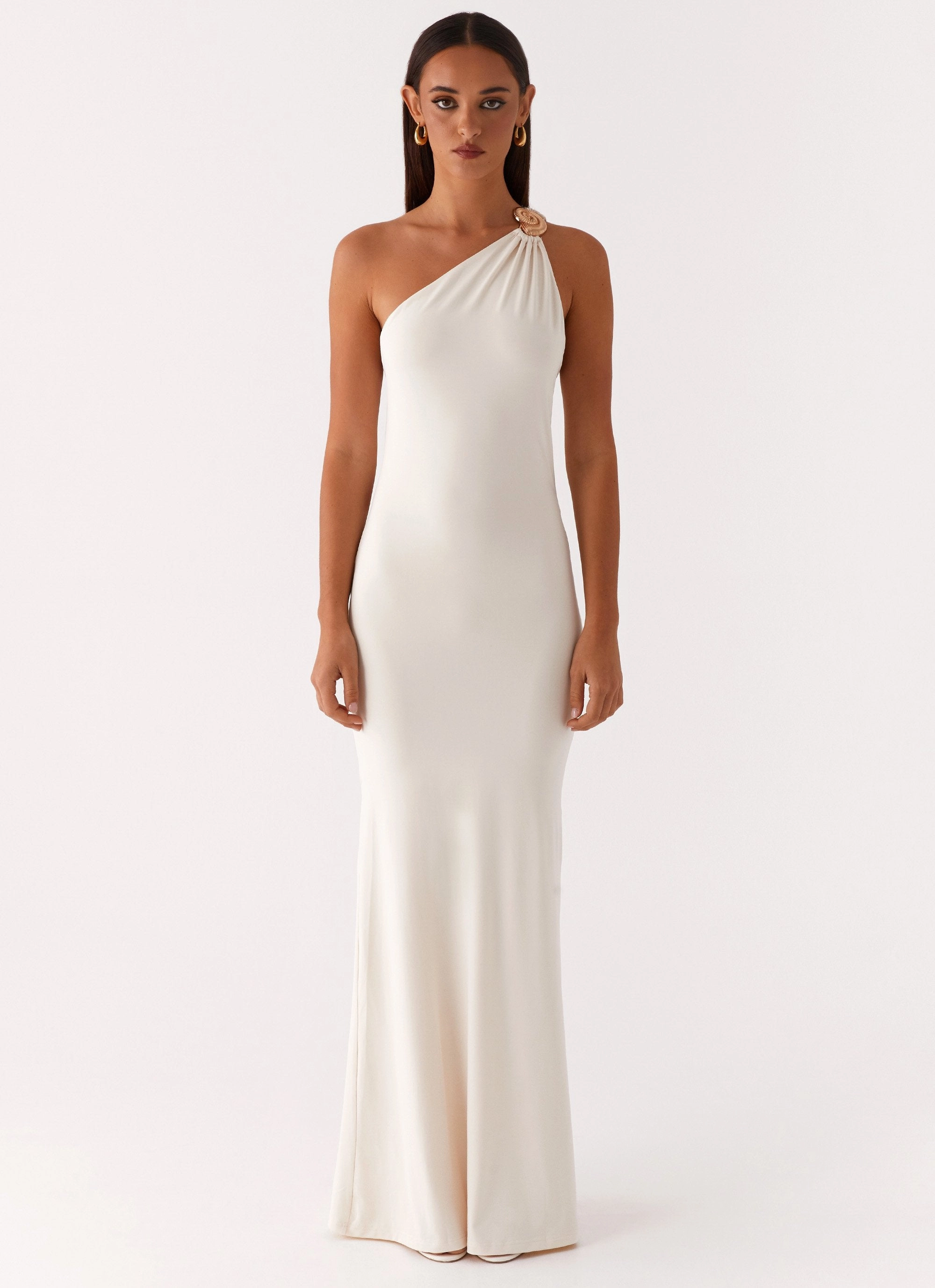 Classic Edge Infinity Maxi Dress - Ivory