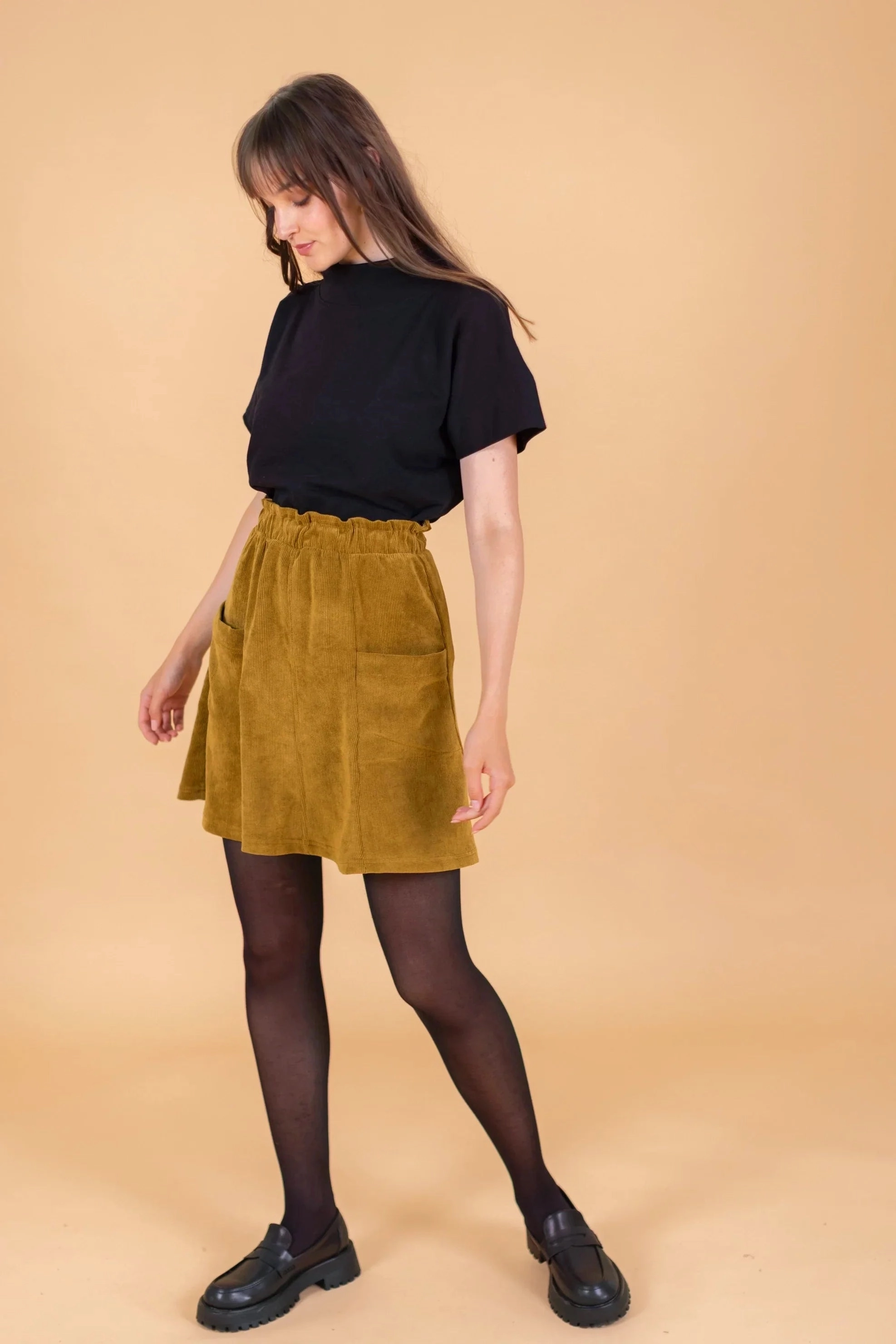 Abrasion resistant Skirt Cher Golden Brown