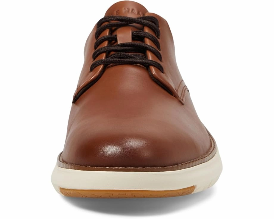Cole Haan Men's Grand Remix Oxford - British Tan/Ivory Scratch Resistant Bride Side