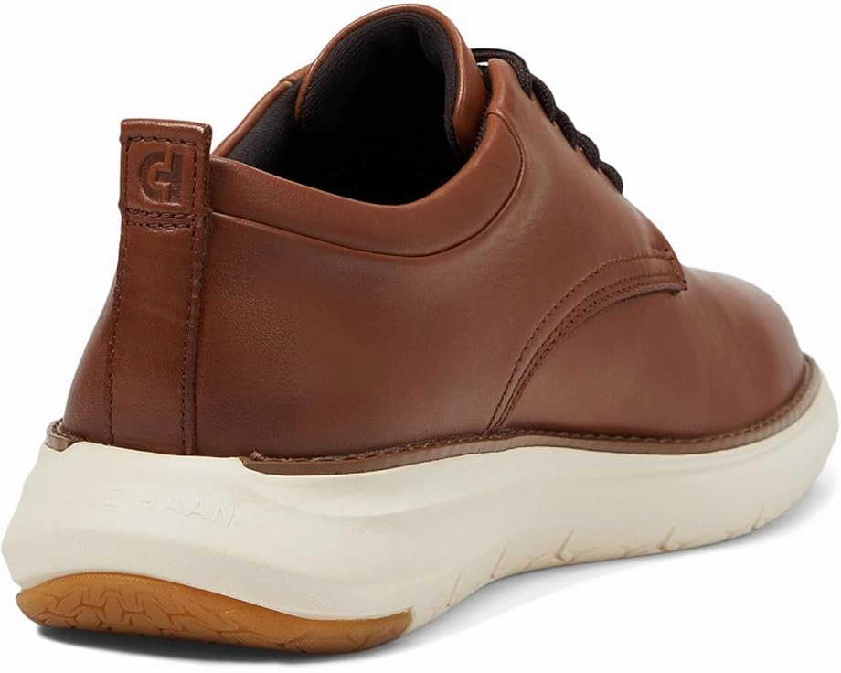 Split Leather Silent Walk Cole Haan Men's Grand Remix Oxford - British Tan/Ivory