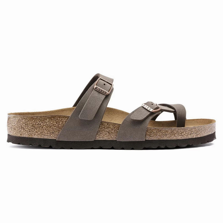 Toe Protection Birkenstock Women's Mayari Birkibuc - Mocha