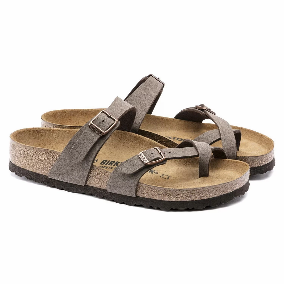 Birkenstock Women's Mayari Birkibuc - Mocha Functional Fit