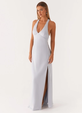 SmoothEdgeFinish Comfortable casual dress Angie Maxi Dress - Blue