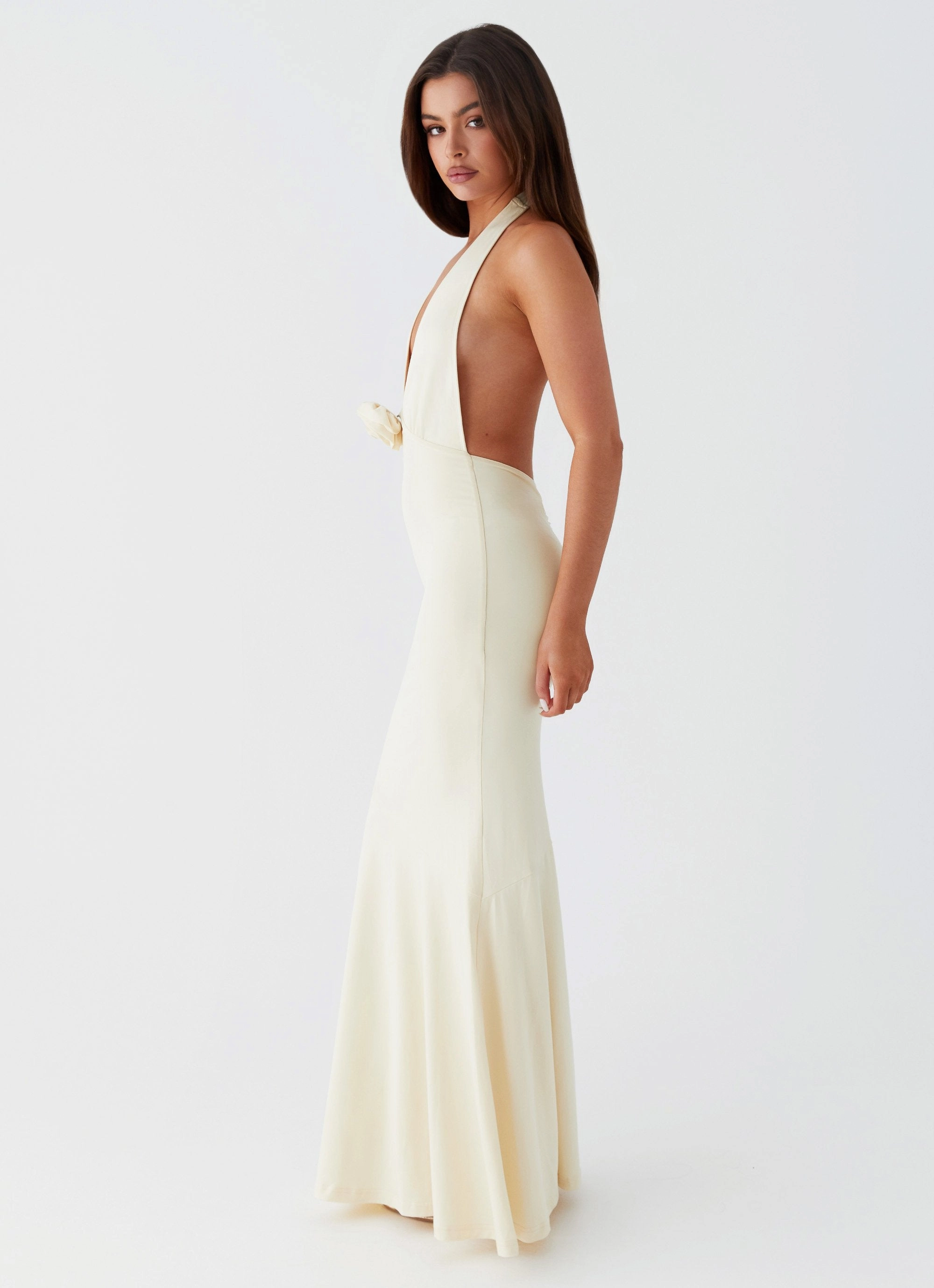 Eliza Rose Maxi Dress - Yellow Natural Flow Smart Edge