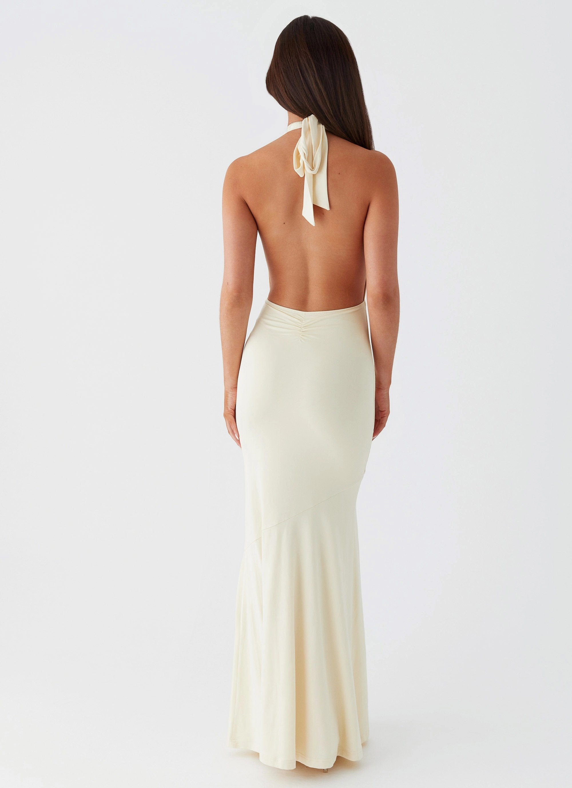 Eliza Rose Maxi Dress - Yellow Layer Light Relaxing Style