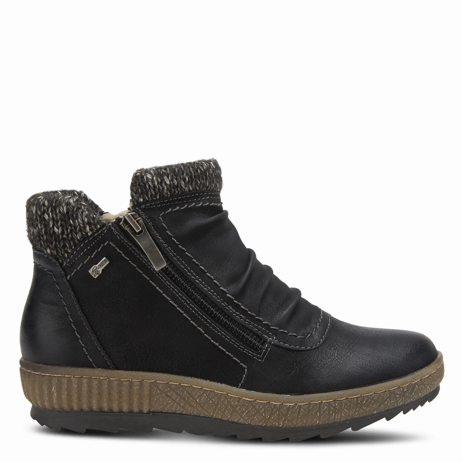 Abrasion Resistant Lining Spring Step Relife Water-Resistant Cleora Boot - Black