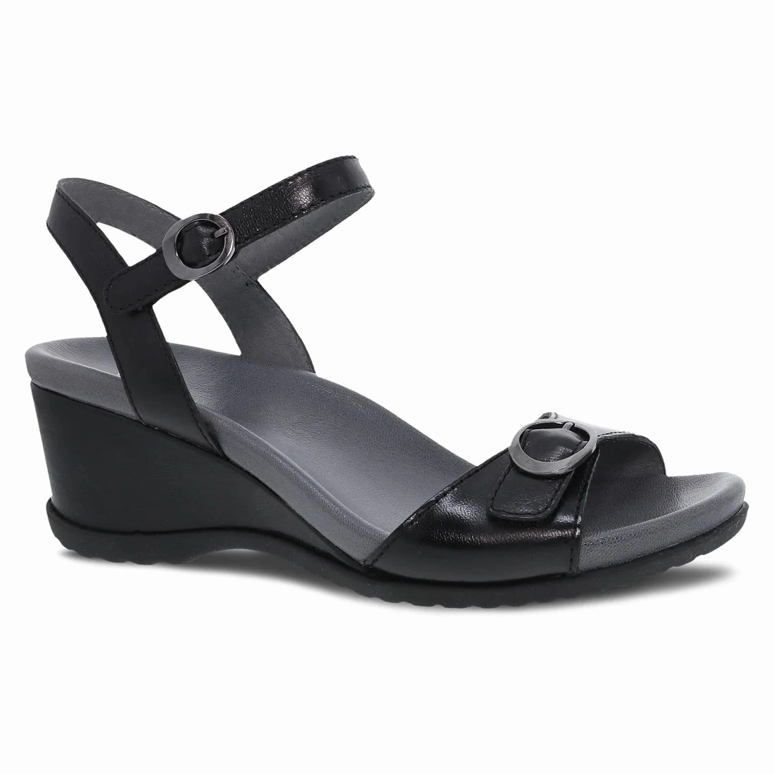 Dansko Women's Arielle - Black Glazed Leather Carry Light