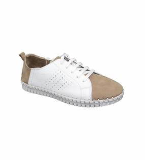 Street Movement Eric Michael by Laurevan Women's Ali Shoe - Beige/White