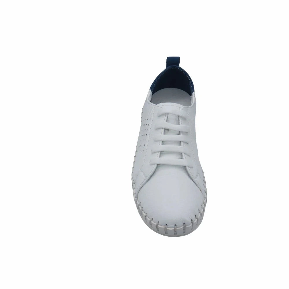 Eric Michael by Laurevan Women's Brandie Shoe - Denim/White Celebrate Walk