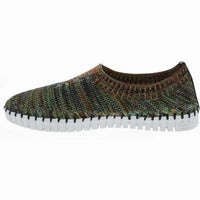 orthopedic Outdoor Ease Eric Michael Women's Lucy Slip-On - Tan Mosaic