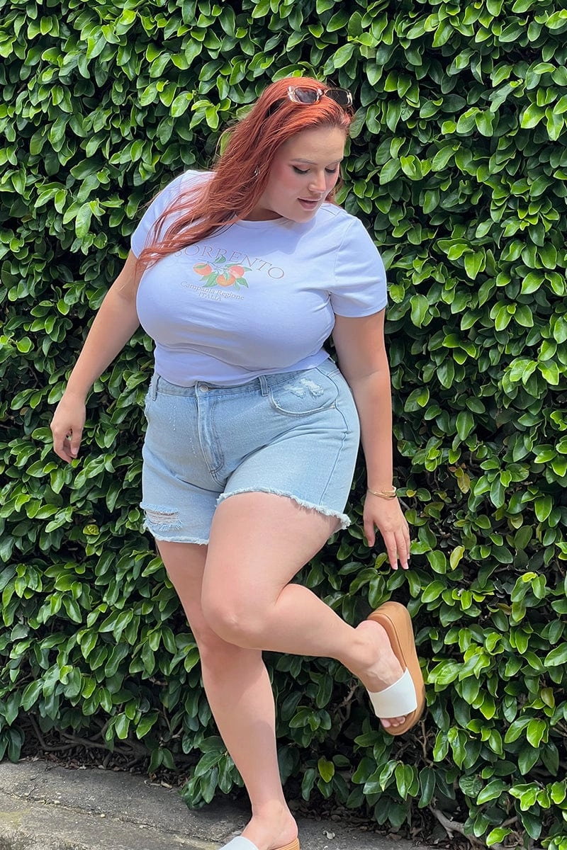 Soft Material White Graphic T Shirt Short sleeve Crew Neck